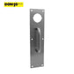 Don-Jo - CFK7115 - Pull Plate W/ Deadbolt Hole - 4" x 16" - Satin Stainless Steel  - 6" CTC