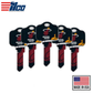 Ilco - NBA TeamKeys - Key Blank - Miami Heat - KW1 (5 Pack)