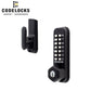 Code Locks - CL255 - Mechanical Lock - Light Duty - Dual Backset Deadlatch 2 3/8" -  2 3/4" - Mortise Tubular Latchbolt - Holdback Feature - Optional Key Override - Optional Marine Grade Protection - Fire Rated - Grade 2 - UHS Hardware