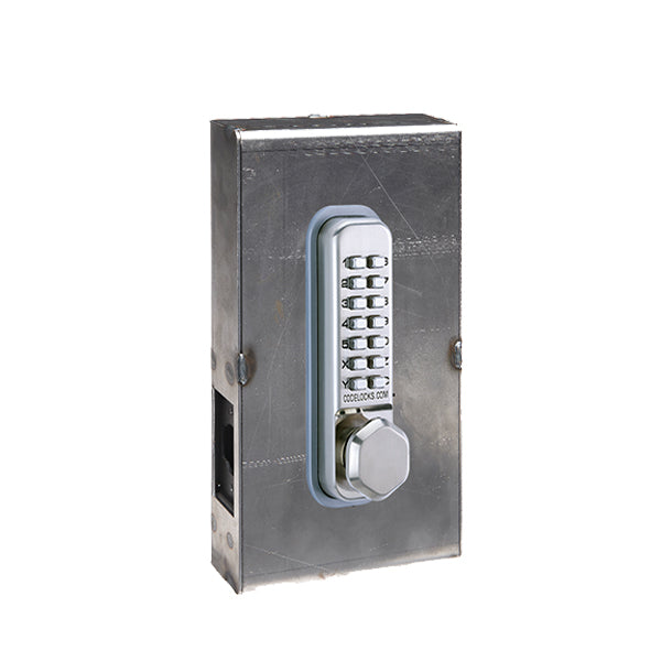 Code Locks - CL290 Gate Box Kit - Mechanical Lock - Light Duty - Dual Backset Deadlatch 2 3/8" - 2 3/4" Mortise Tubular Latchbolt Gate Box Kit - Code In / Out - Key Override - Optional Finish - Fire Rated - Grade 2 - UHS Hardware