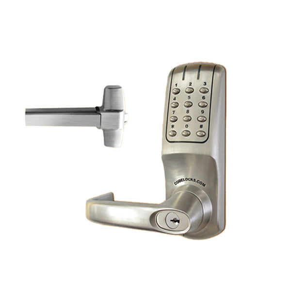 Code Locks - CL5000 / CL36R - Electronic Door Exit Trim with 36" Panic Rim Exit Device - Heavy Duty - 2 3/4" Backset - Panic Access Kit - UHS Hardware
