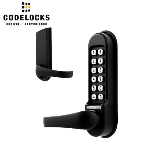 CodeLocks - CL515 - Mechanical Lock - Heavy Duty - Optional Backset - Tubular Mortise Latchbolt - Passage Function - Marine Grade