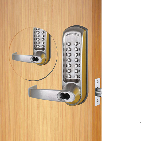 Code Locks - CL610 - Mechanical Lock - Heavy Duty - 2 3/4" Backset - Tubular Latchbolt - Code In / Out - Optional Marine Grade - Grade 2 - UHS Hardware