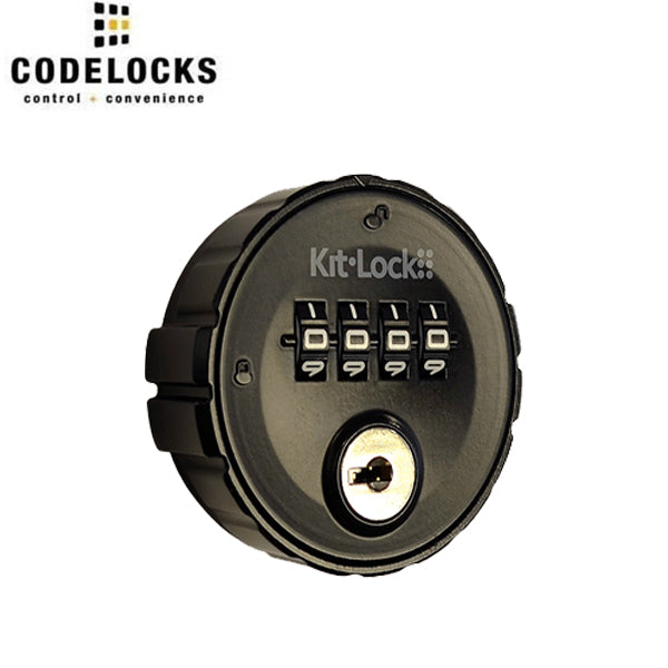 Code Locks - KL10 - Mechanical Combination Lock - Kit Lock - Private Function - Black - UHS Hardware