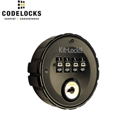 Code Locks - KL10 - Mechanical Combination Lock - Kit Lock - Private Function - Black - UHS Hardware