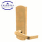 Cal-Royal - Rigid Lever Escutcheon - 2-3/4 " Backset - 7700 Series Exit Device Trim - Passage - Bright Brass - Grade 1 - UHS Hardware