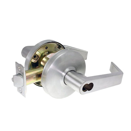 Cal-Royal - Lever Lock- Entrance/Office - Interchangeable Core Prep - Satin Chrome - Grade 1
