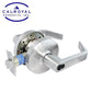 Cal-Royal - ICGN02 - Heavy Duty Cylindrical Lever Set - SFIC - Store Lock Function - Non-Clutch - Satin Chrome - Grade 1