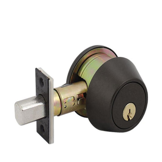 Cal-Royal - Maximum Security Deadbolt - Single Cylinder - Heavy Duty - Black Coated - Grade 2 - UHS Hardware