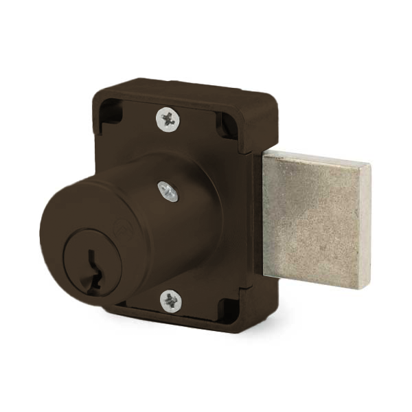 Olympus - 500DR - Cabinet Door Deadbolt Lock - CCL R1 - 15/16" Cylinder Length - Standard Length Bolt - Oil Rubbed Bronze - Optional Keying - Grade 1 - UHS Hardware