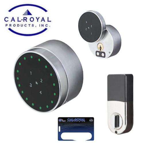 Cal-Royal - DB9000-US15 - Touchscreen Electronic Deadbolt - Compatible with Apple and Android - Grade 2