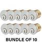 Premium Mortise Cylinder - 1-1/8" - 26D - Satin Chrome - (SC1) (BUNDLE OF 10) - UHS Hardware