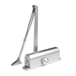 Hydraulic Door Closer /  Back Check / Grade 1 - Satin Nickel - Adjustable Size 1-6 - UHS Hardware
