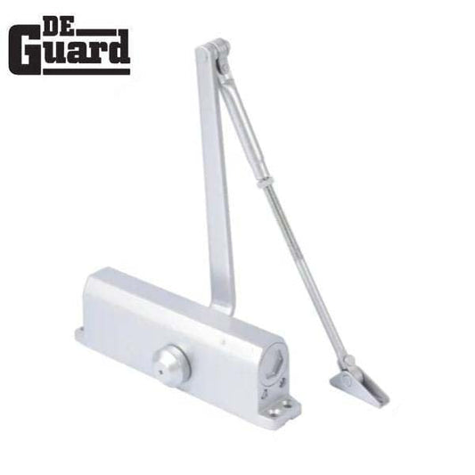 Hydraulic Door Closer / Back Check / w/ P.A Bracket - Grade 1 - Satin Nickel - Size 5 - UHS Hardware