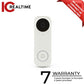 IC Realtime - DINGER-PRO / 5MP Wi-Fi Video Doorbell / Fixed 2.0mm Lens (164°) / Maximum IR LED Length 5 M (16.50 Ft) / 32GB Micro SD Included 12VDC