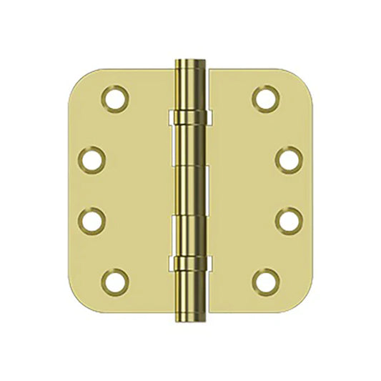 Deltana - 4" x 4" x 5/8" Radius Hinge - Ball Bearing - 0.129 Thickness - Optional Finish