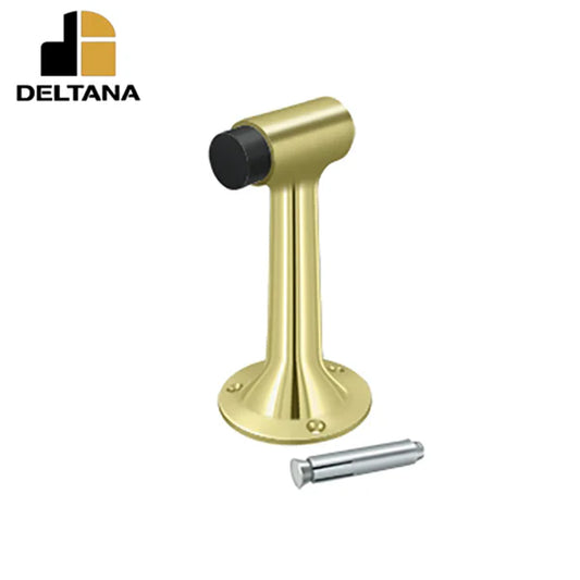 Deltana - Floor Mount - 6" Bumper - Heavy Duty - Solid Brass - Optional Finish