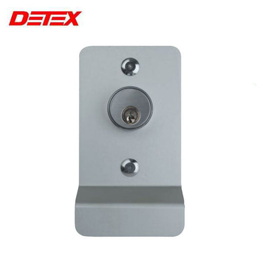 Detex - 03P - Pull Plate For Value Series Exit Devices - With Cylinder Hole - 630 - Satin Aluminum - UHS Hardware