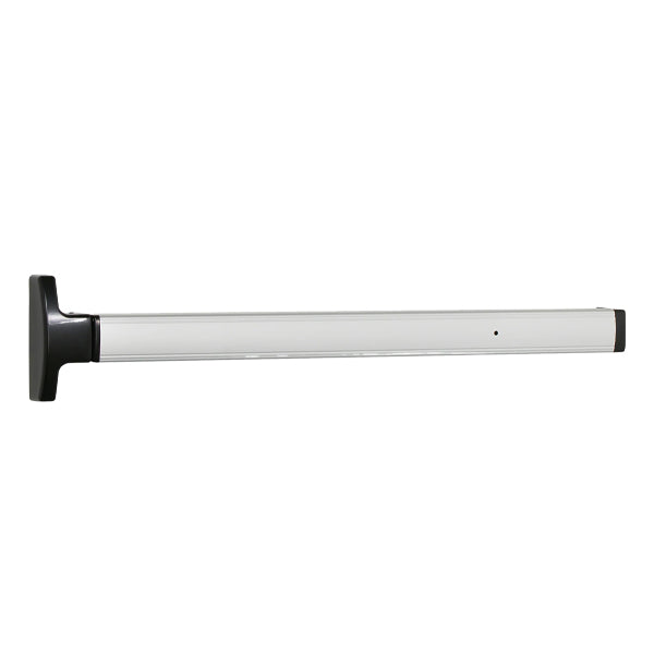 Falcon - 1690 - Concealed Vertical Rod Exit Device - Narrow Stile Pushpad 36" Device Exit Only - Motorized Electric Latch Retraction - Field Reversible - US28 - Satin Aluminum Clear Anodized