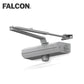 Falcon - SC61A-RwPA-AL-SLIM - PA Bracket - Light-Medium Duty Closer - SLIM Cover - Aluminum