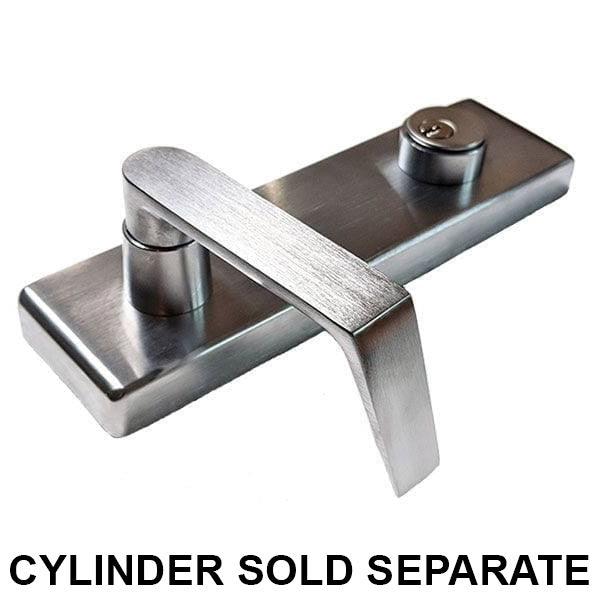 Falcon - 510NL-D - 25 Series - Exit Device Trim - Dane Lever - US26D - Satin Chrome - Night Latch