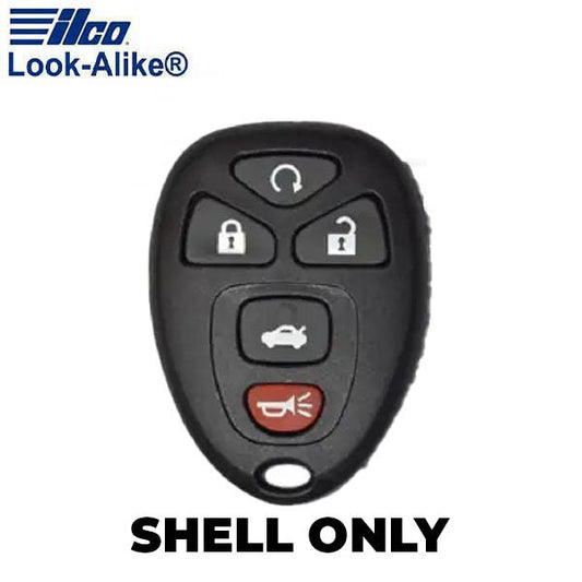 Ilco - 2006-2013 GM - GM-RKE5B3 - 5-Button Keyless Entry Remote SHELL (AFTERMARKET)