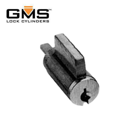 GMS KIK Cylinder w/ Multi-Tailpiece -  5-Pin - 0 Bitted - US26D - Satin Chrome