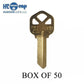 ESP KW1 Key Blank - HPC - 50-Pack