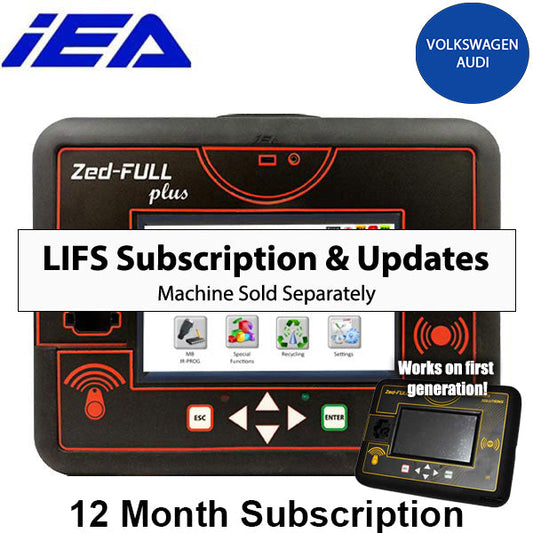 Zed-Full - Volkswagen Online Tokens - 6 Months / 12 Months - VAG CANBUS / VAG K-LINE / VAG UDS OBD ( machine sold separately )