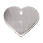 Ilco - Tag - Heart 1L - Large Chrome Plated Heart shape - Replacement Dog Tags / Cat Tags (Bundle of 10)