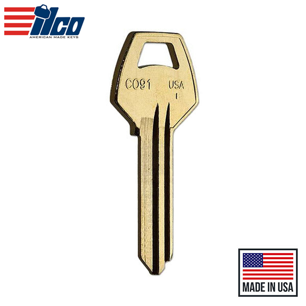 Ilco - AE00001300 - CO91 Key Blank - Brass
