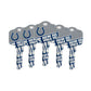 Ilco - NFL TeamKeys - Key Blank - Indianapolis Colts - KW1 (5 Pack)
