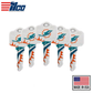Ilco - NFL TeamKeys - Key Blank - Miami Dolphins - SC1 (5 Pack)
