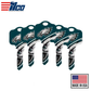 Ilco - NFL TeamKeys - Key Blank - Philadelphia Eagles - KW1 (5 Pack)