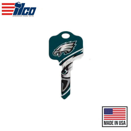 Ilco - NFL TeamKeys - Key Blank - Philadelphia Eagles - KW1 (5 Pack)