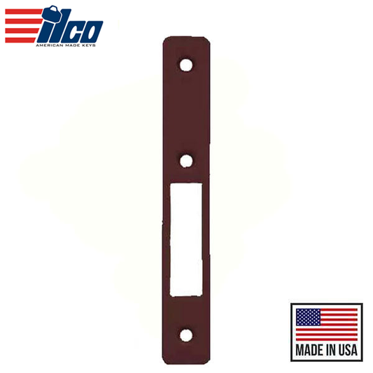 Ilco -  Faceplate - Deadlatch - Flat - Right Hand - 313 - Dark Bronze