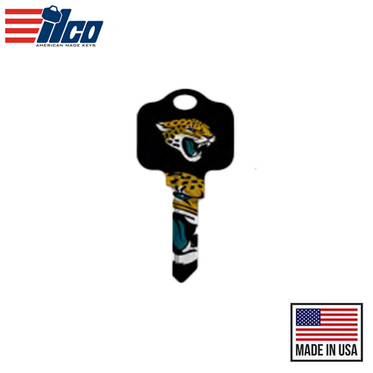 Ilco - NFL TeamKeys - Key Blank - Jacksonville Jaguars  - KW1 (5 Pack)