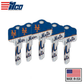 Ilco - MLB TeamKeys - Key Blank - New York Mets - KW1 (5 Pack)