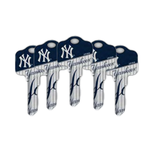 Ilco - MLB TeamKeys - Key Blank - New York Yankees - KW1 (5 Pack)
