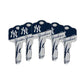 Ilco - MLB TeamKeys - Key Blank - New York Yankees - SC1 (5 Pack)