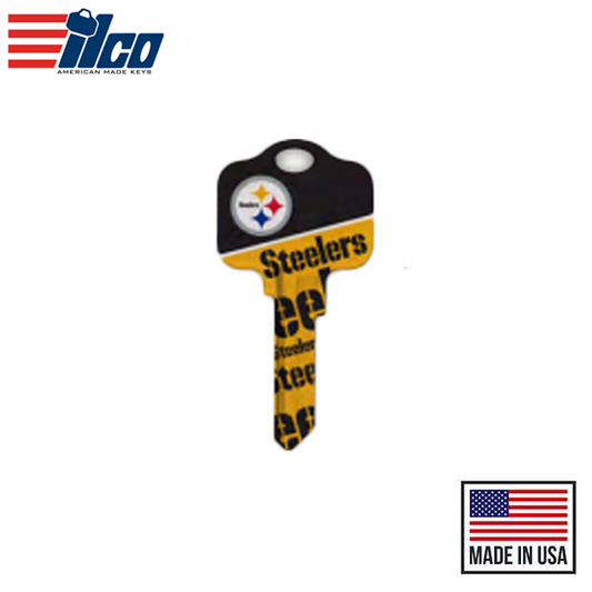 Ilco - NFL TeamKeys - Key Blank - Pittsburgh Steelers - SC1 (5 Pack)