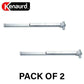 2x Heavy Duty Panic Bar - Exit Device - Grade 1 - Aluminum Finish - 36" (2 For 1) - UHS Hardware