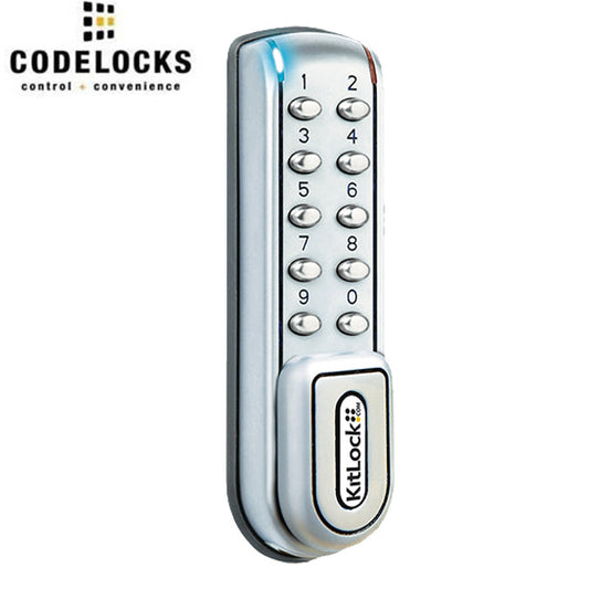 Code Locks - KL1200 - Electronic KitLock - Heavy Duty Locker Lock - Optional Handing - Silver - UHS Hardware