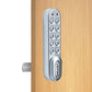 Code Locks - KL1000-PS - Classic+ Electronic Kit Lock - No Pre-Assembly - Locker Lock - Vertical Handing - Silver - UHS Hardware