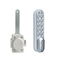Code Locks - KL1000-SL - Classic Electronic Kit Lock - Locker Lock Slam Kit - Vertical Handing - Silver - UHS Hardware
