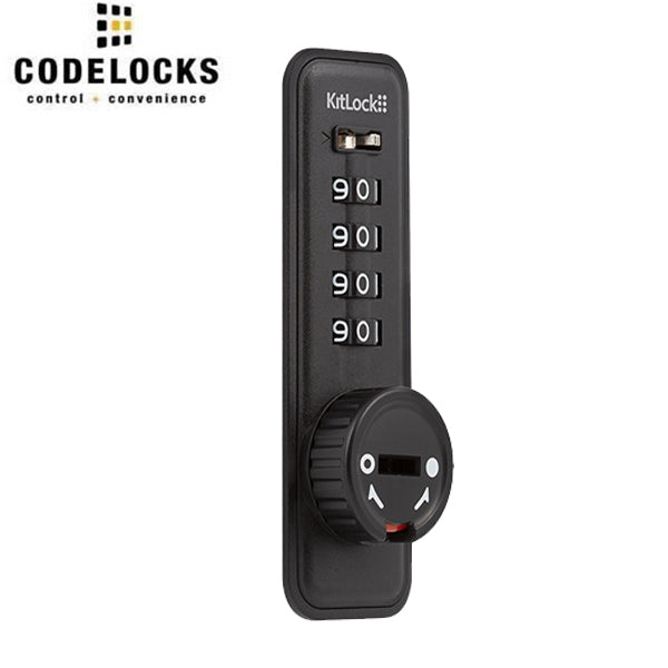 Code Locks - KL15 - Mechanical Combination Lock - Kit Lock - Optional function - Optional Handing - Black - UHS Hardware