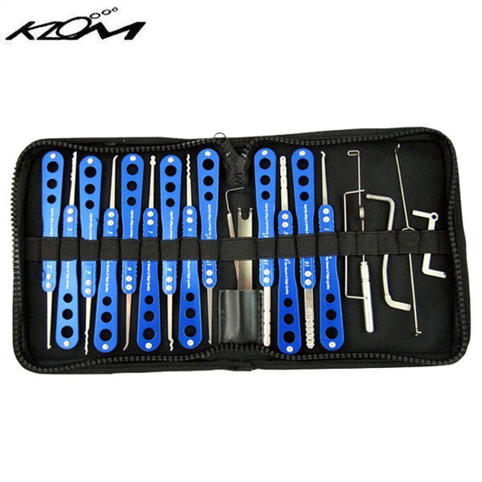 KLOM - Lock Picks Set - Boutique Locksmith Tools - 20-in-1