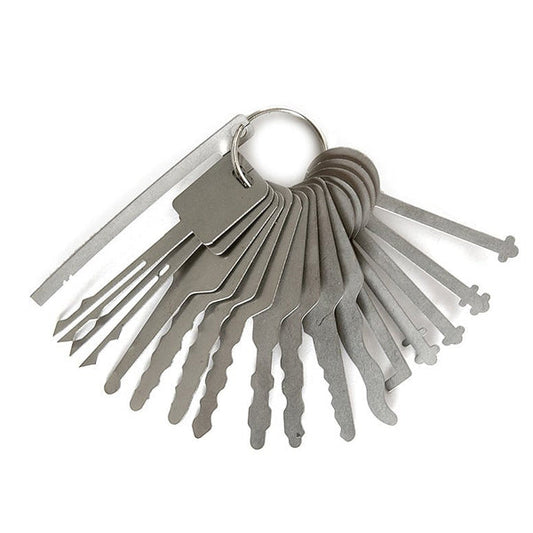 KLOM - Haoshi Warded and Wafer Pick Set  - 16 Pieces