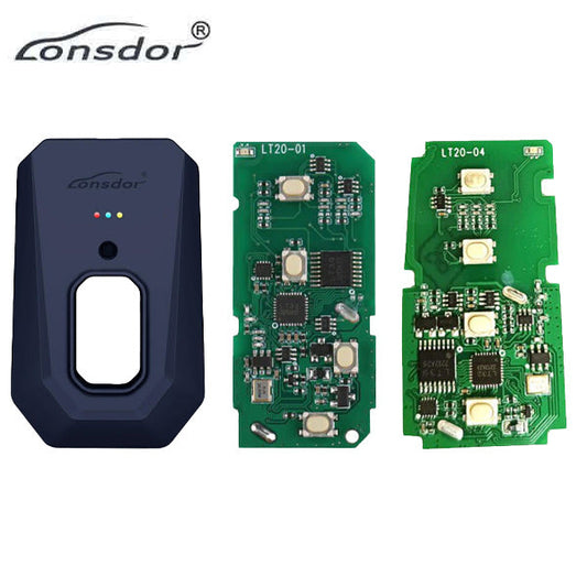 Lonsdor - KW100-S - Bluetooth Smart Key Remote Key Programmer - Includes LT20-01 and LT20-04 Boards