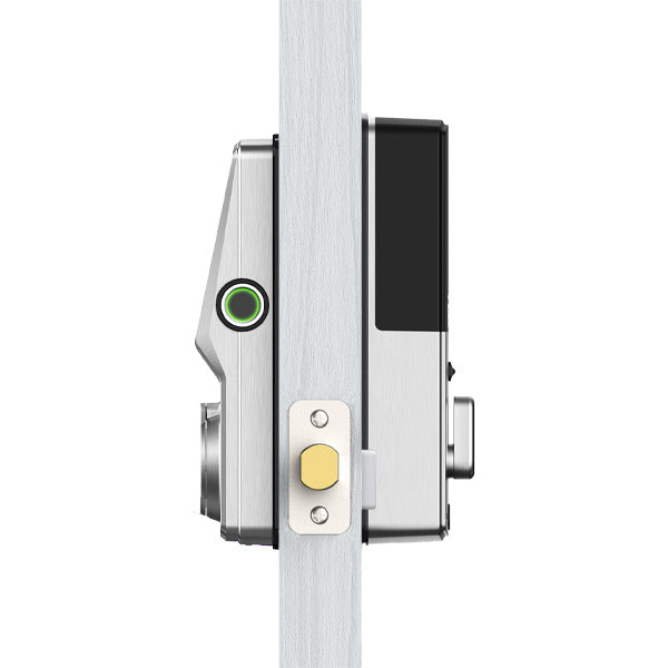 Lockly Guard - DEADBOLT 728FZ -  Fingerprint Z-Wave Smart Lock - Keypad - Biometric Fingerprint-Bluetooth  App Controlled - Satin Nickel